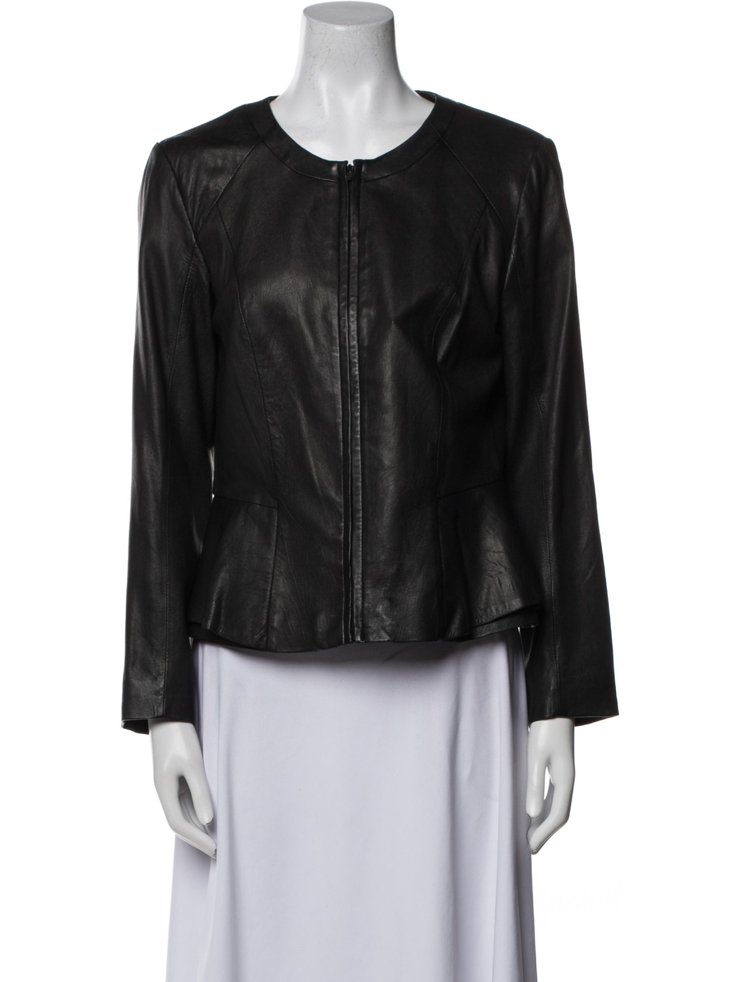 Theory Lamb Leather Evening Jacket