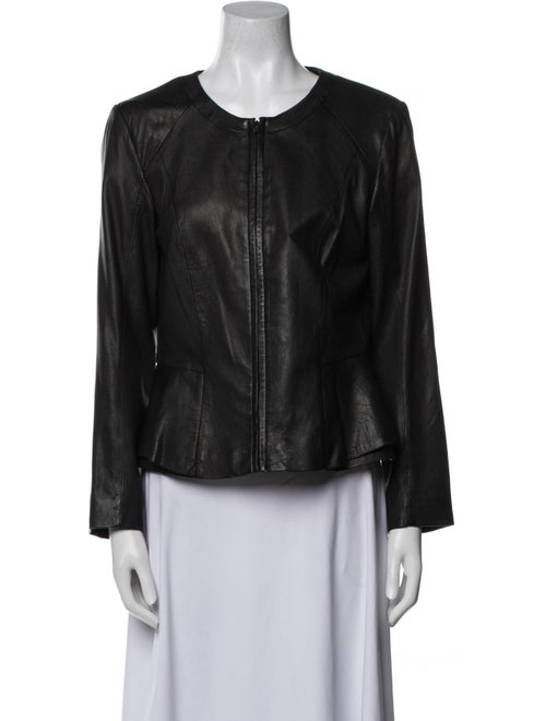 Theory Lamb Leather Evening Jacket