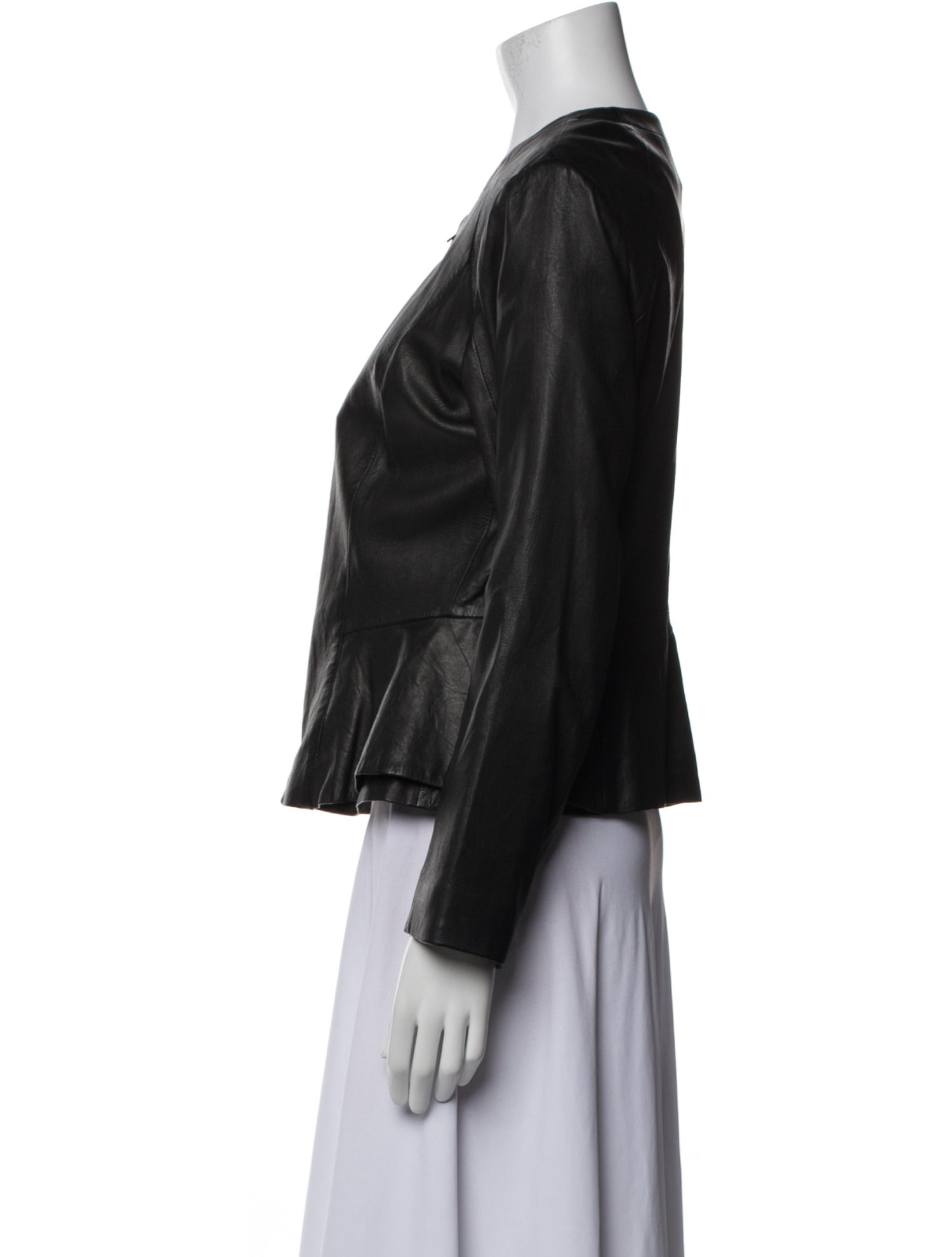 Theory Lamb Leather Evening Jacket