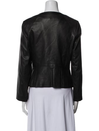 Theory Lamb Leather Evening Jacket