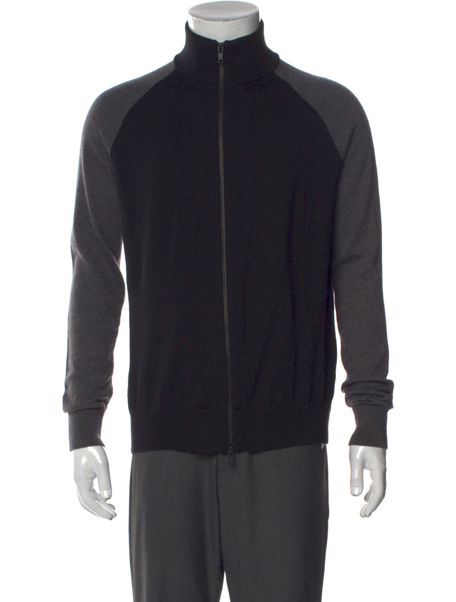 Theory Merino Wool Turtleneck Cardigan