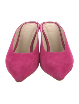Theory Suede Mules