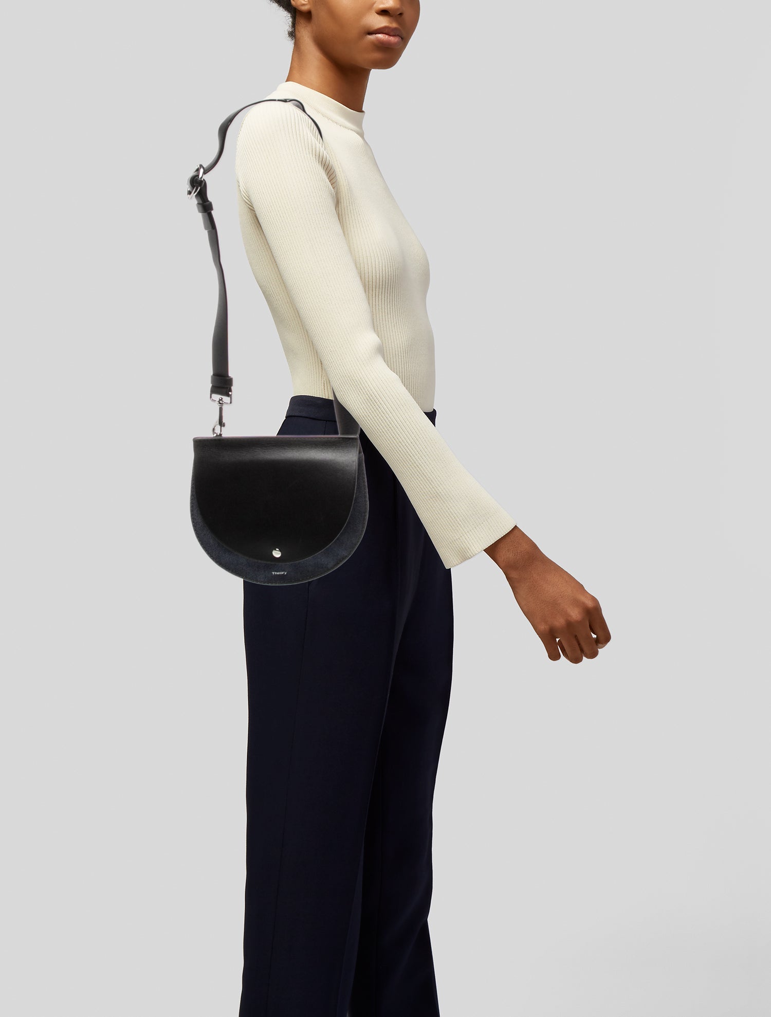 Theory Leather Shoulder Bag