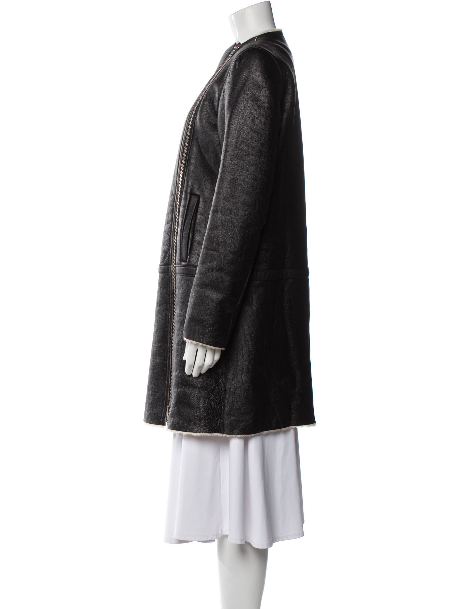 Theory Shearling Fur Coat