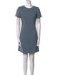 Theory Virgin Wool Mini Dress