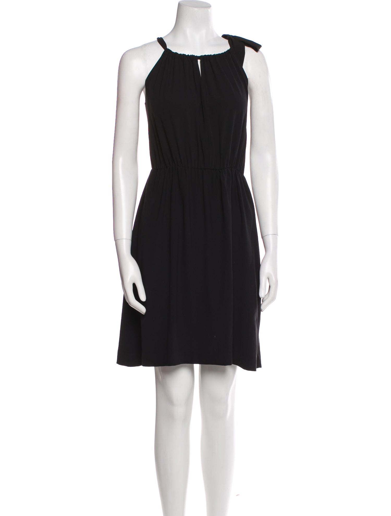 Theory Square Neckline Mini Dress