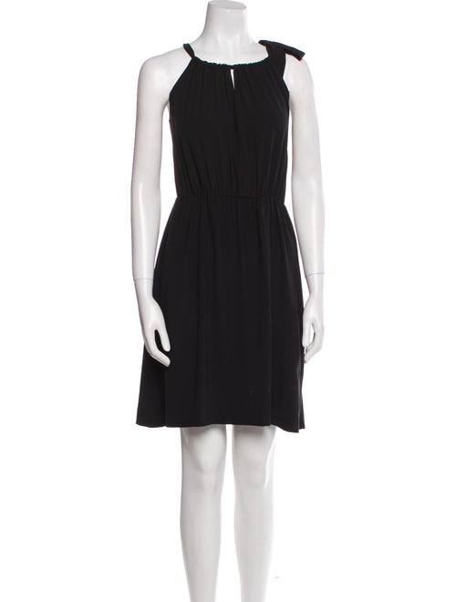 Theory Square Neckline Mini Dress