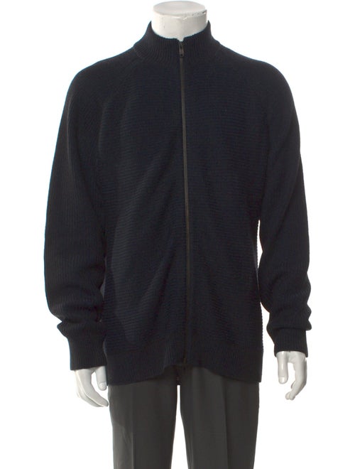 Theory Merino Wool Mock Neck Cardigan