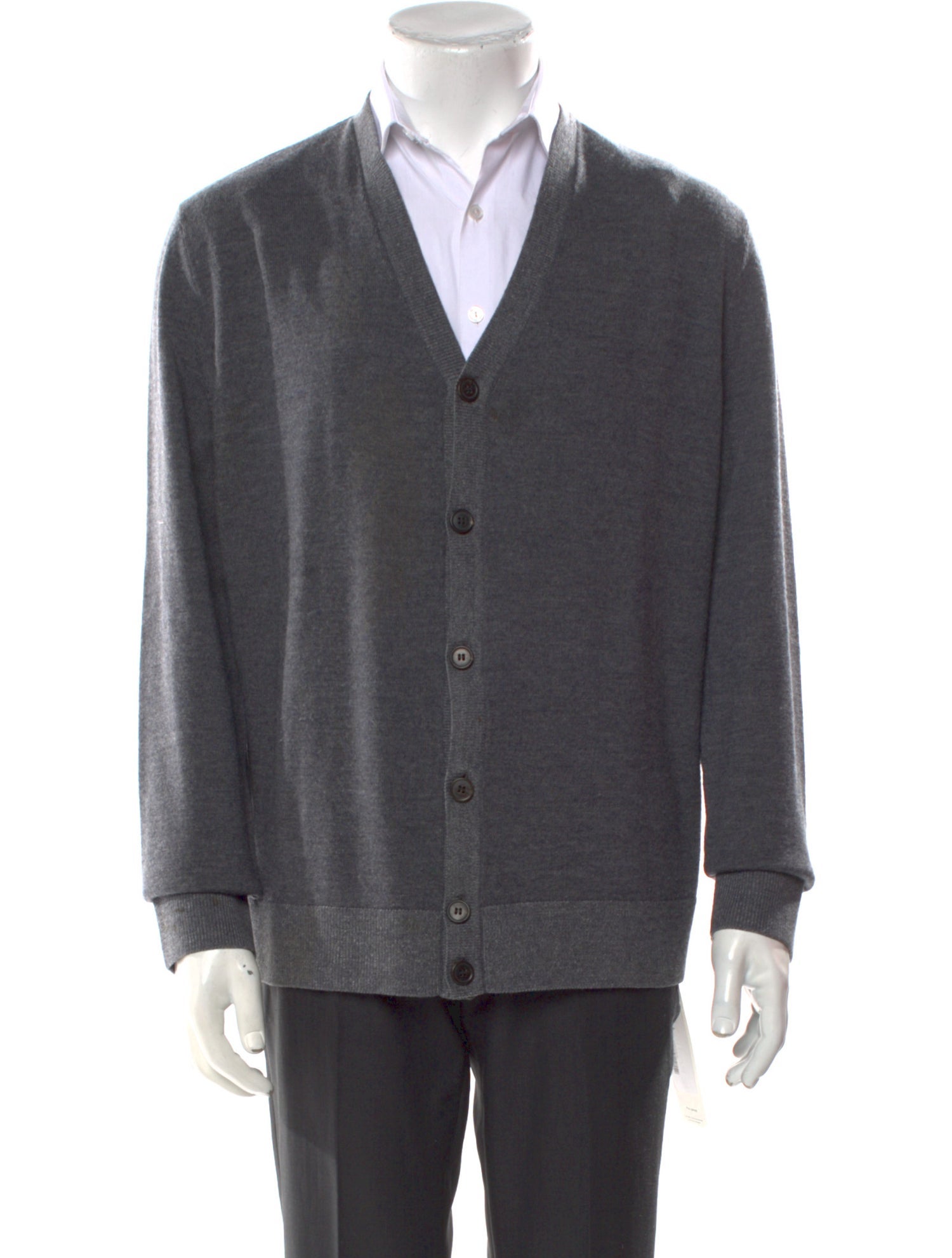 Theory Merino Wool V-Neck Cardigan