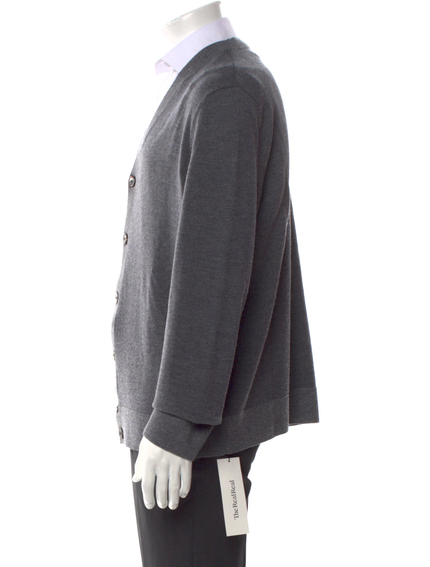 Theory Merino Wool V-Neck Cardigan
