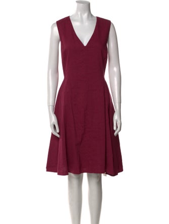Theory V-Neck Knee-Length Dress