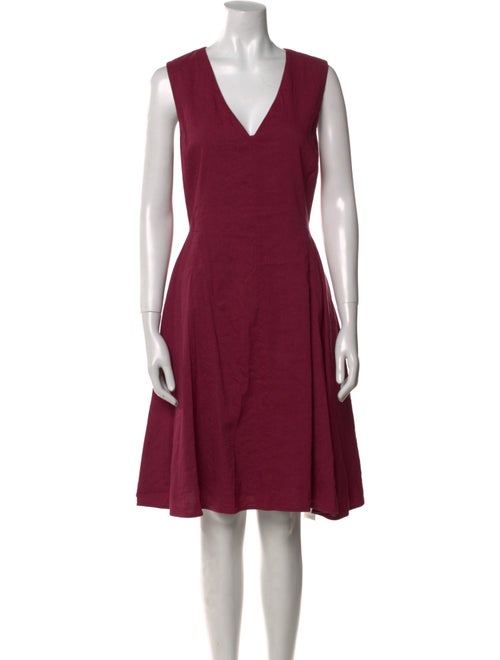 Theory V-Neck Knee-Length Dress