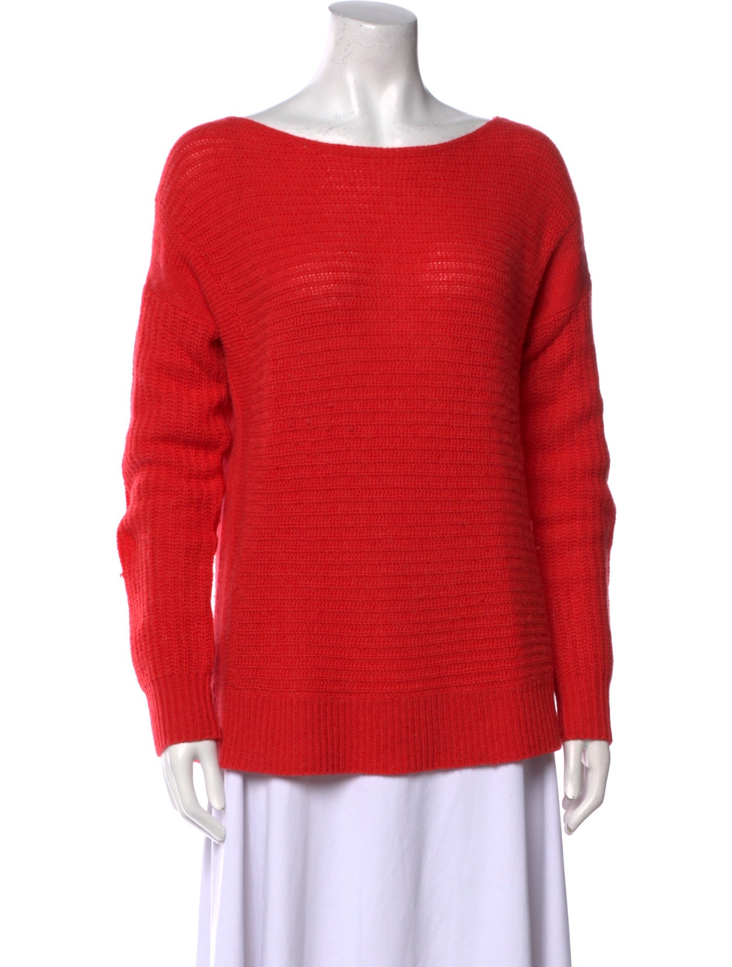 Theory Cashmere Bateau Neckline Sweater
