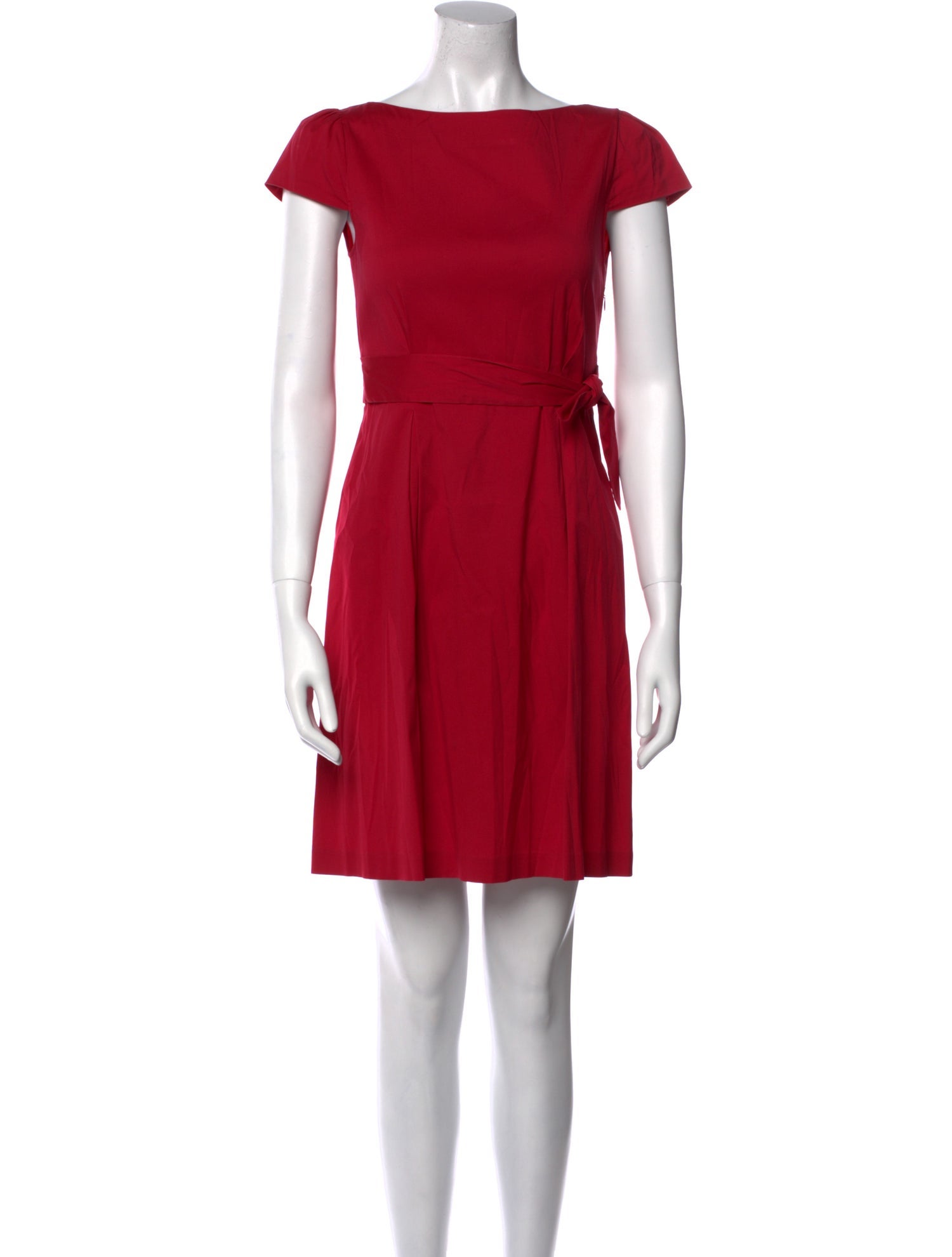Theory Bateau Neckline Mini Dress