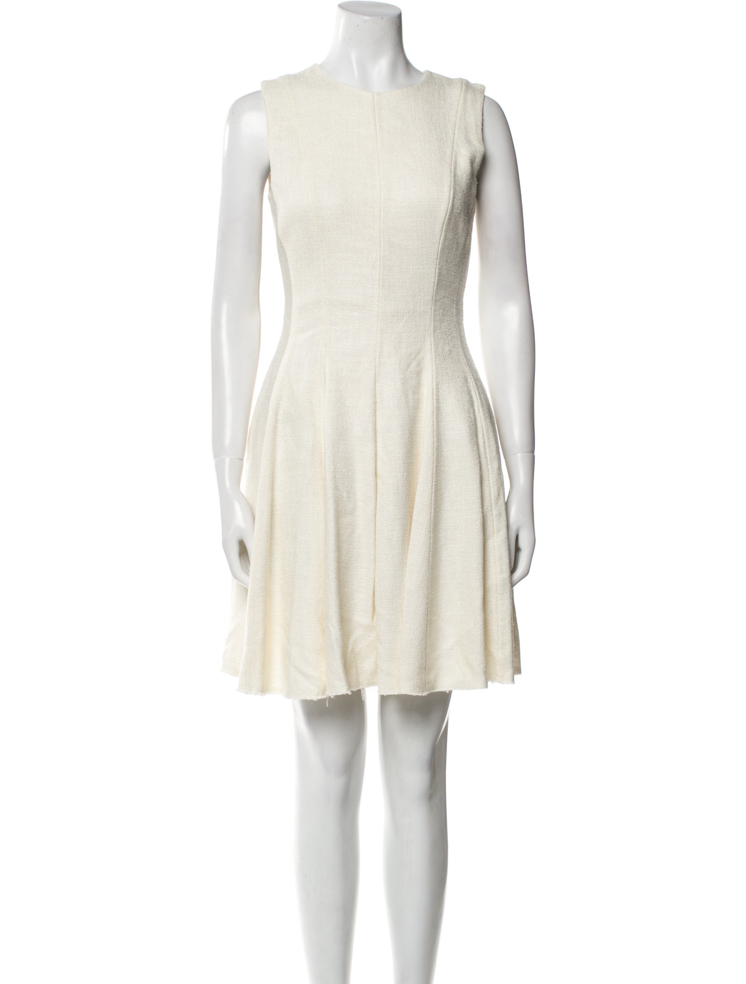 Theory Bateau Neckline Mini Dress