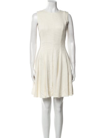 Theory Bateau Neckline Mini Dress