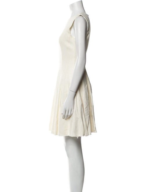 Theory Bateau Neckline Mini Dress