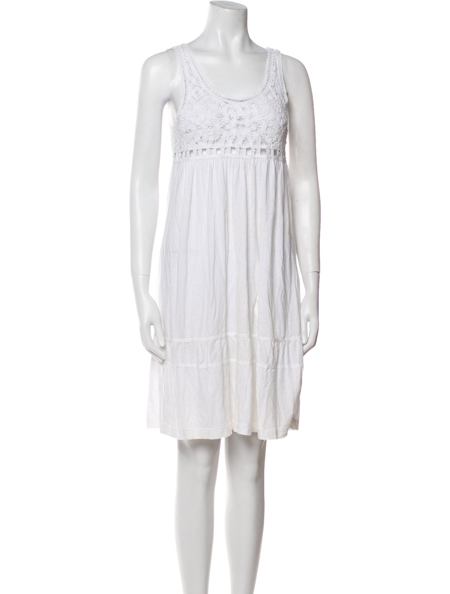 Theory Scoop Neck Mini Dress