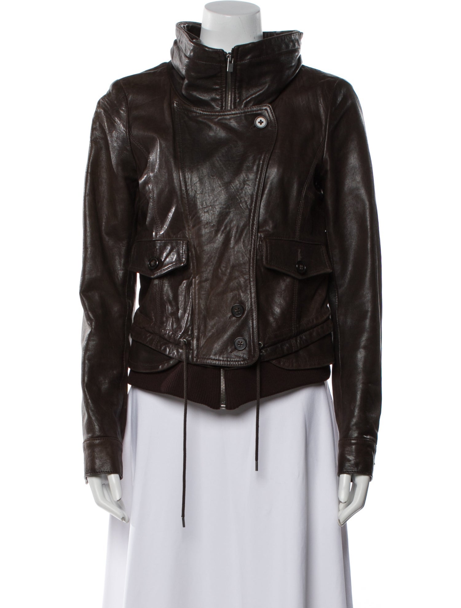 Theory Leather Biker Jacket