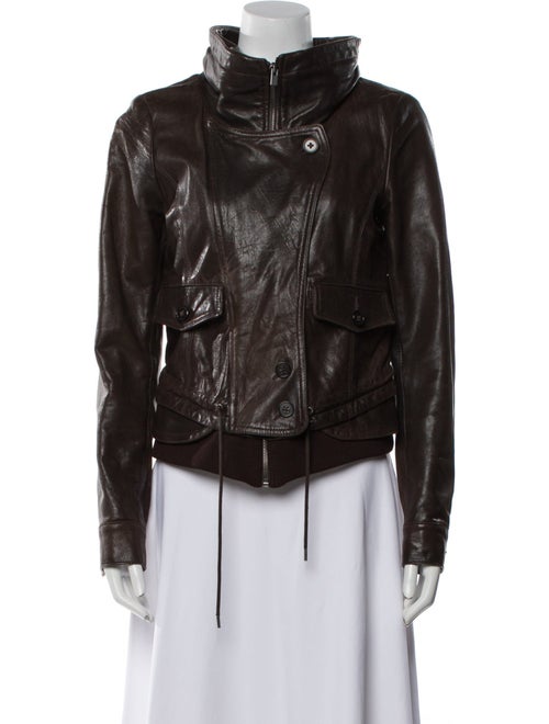 Theory Leather Biker Jacket