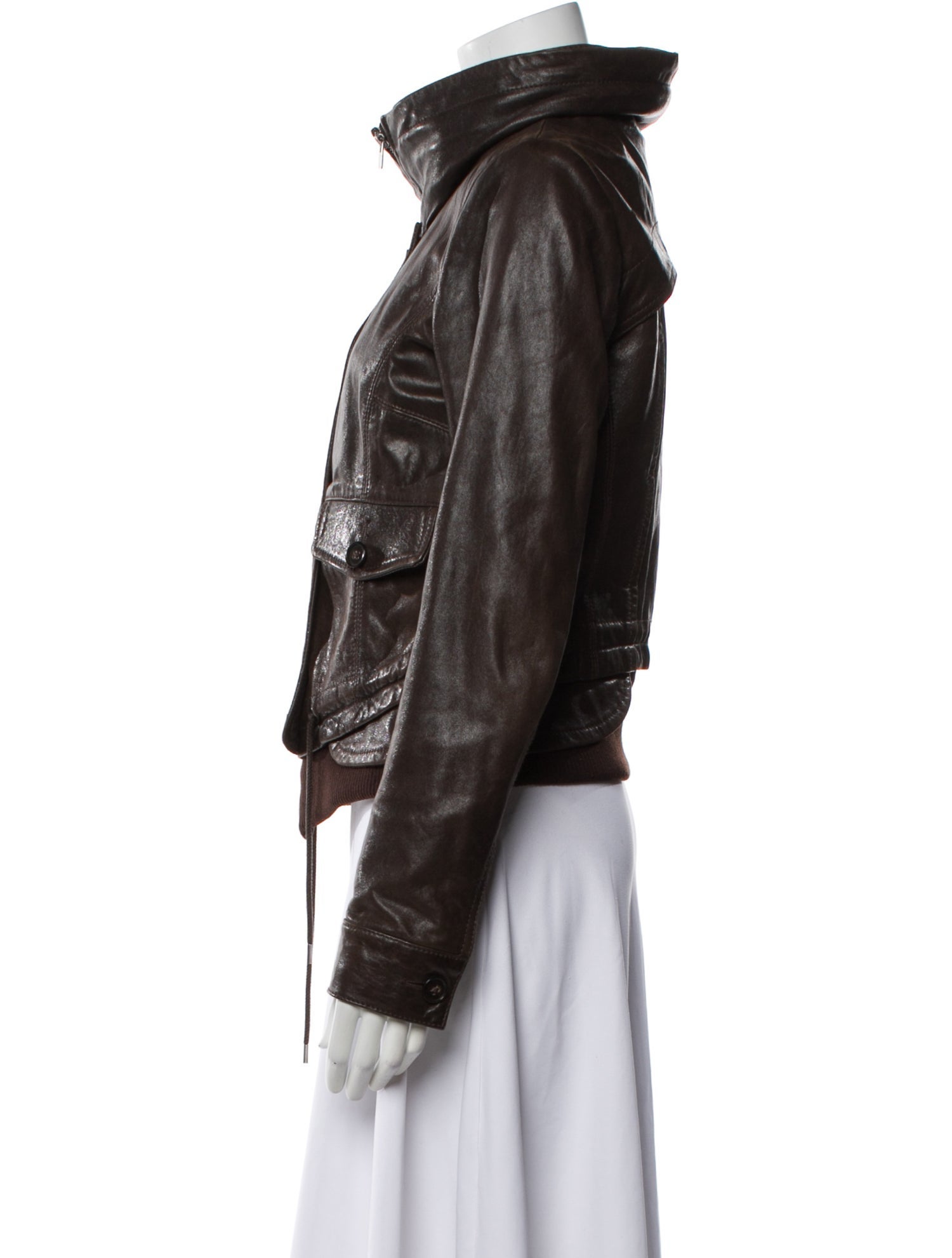 Theory Leather Biker Jacket