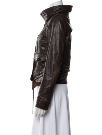 Theory Leather Biker Jacket