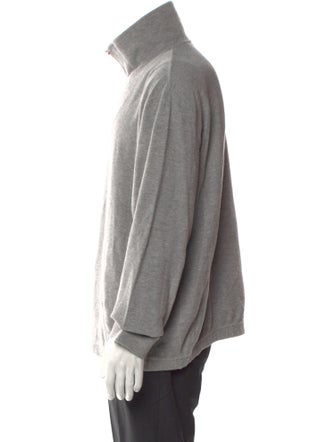 Theory Mock Neck Long Sleeve Pullover