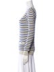 Theory Cashmere Striped Sweater