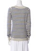 Theory Cashmere Striped Sweater