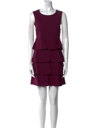 Theory Scoop Neck Mini Dress