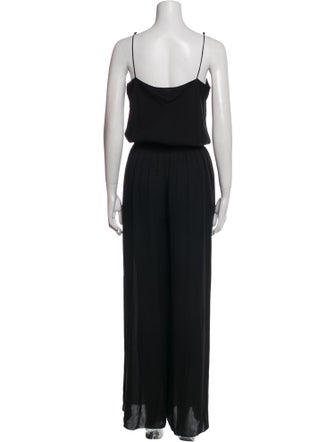Theory Silk Scoop Neck Jumpsuit