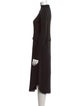 Theory Mock Neck Midi Length Dress