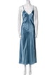 Theory V-Neck Long Dress