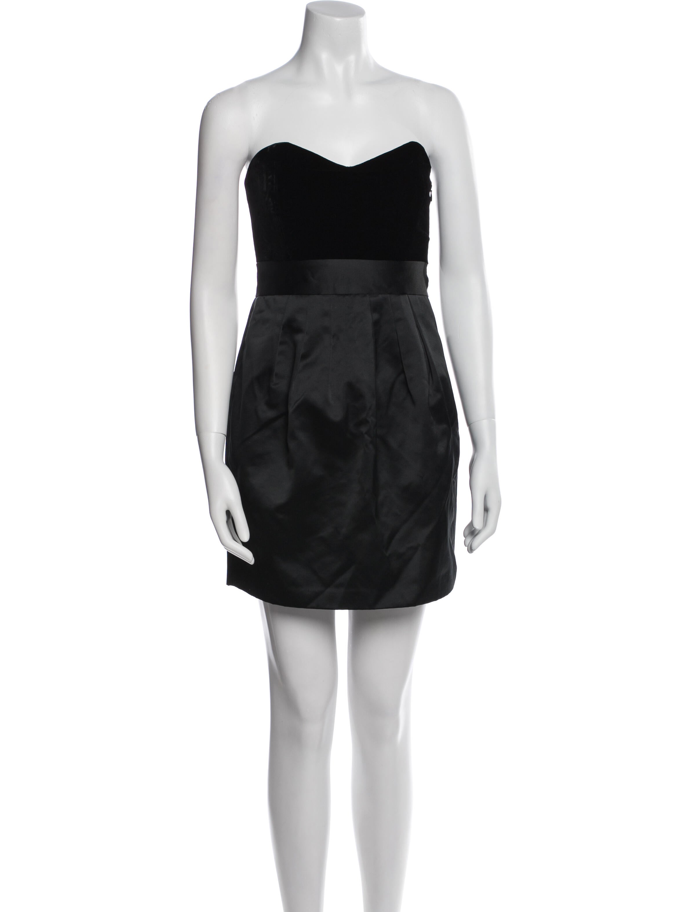 Theory Strapless Mini Dress