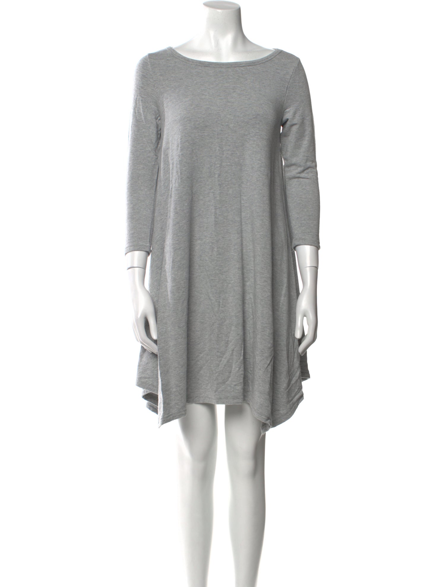 Theory Bateau Neckline Mini Dress