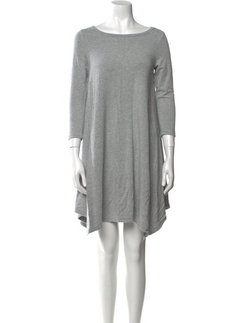 Theory Bateau Neckline Mini Dress