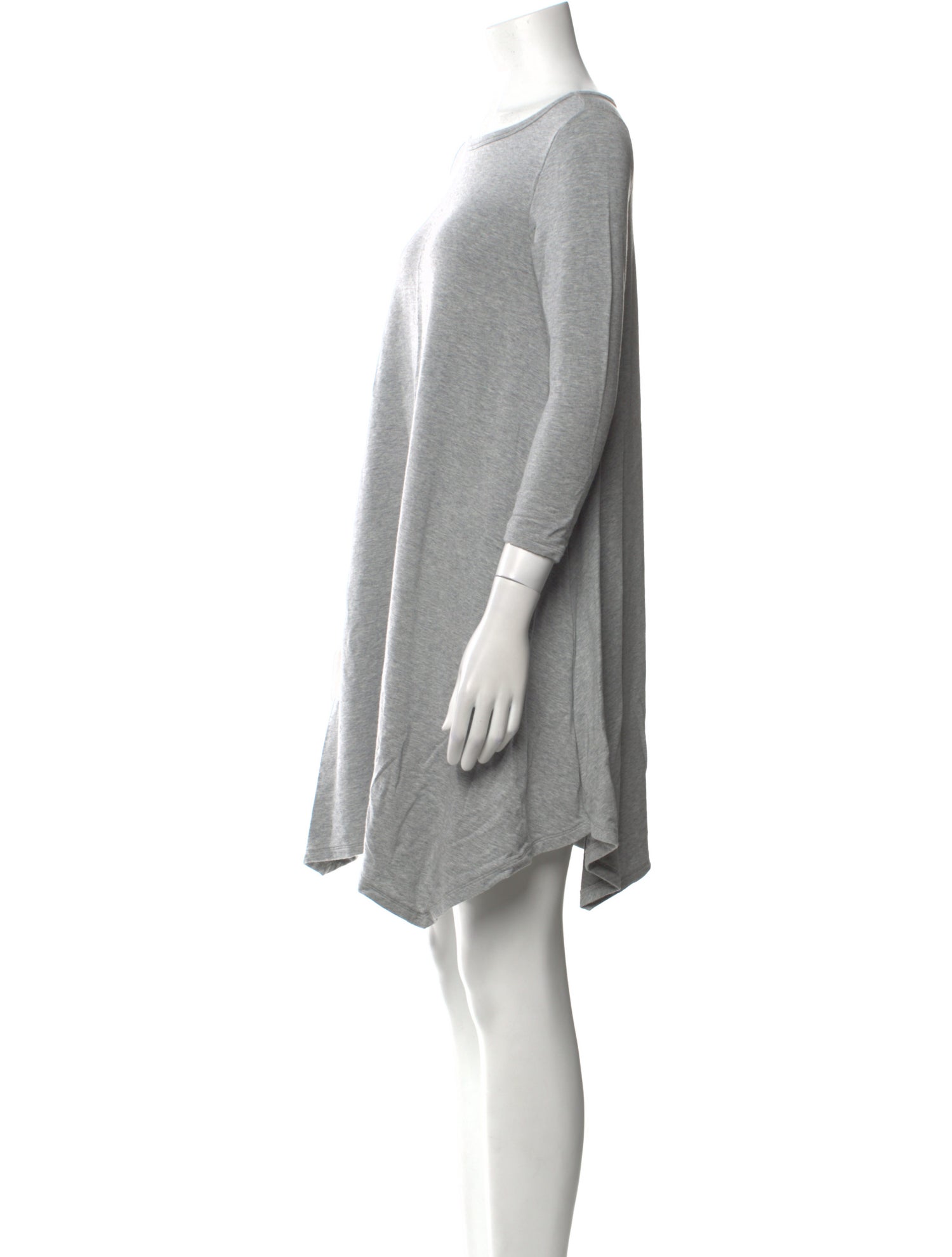 Theory Bateau Neckline Mini Dress