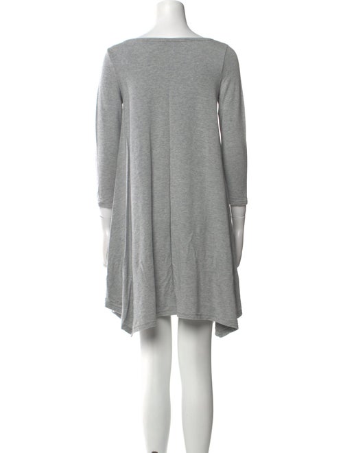 Theory Bateau Neckline Mini Dress