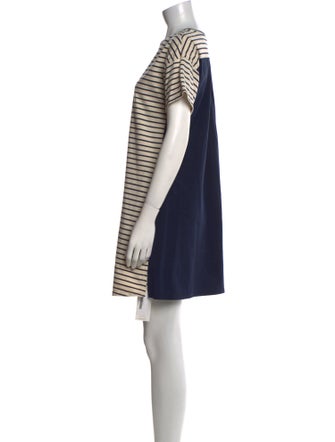 Theory Striped Mini Dress