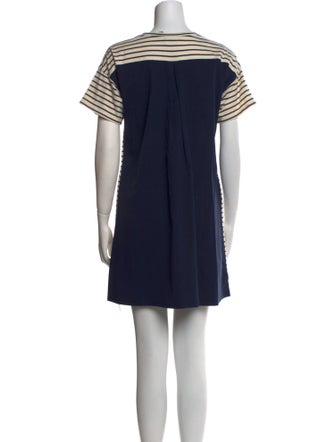 Theory Striped Mini Dress