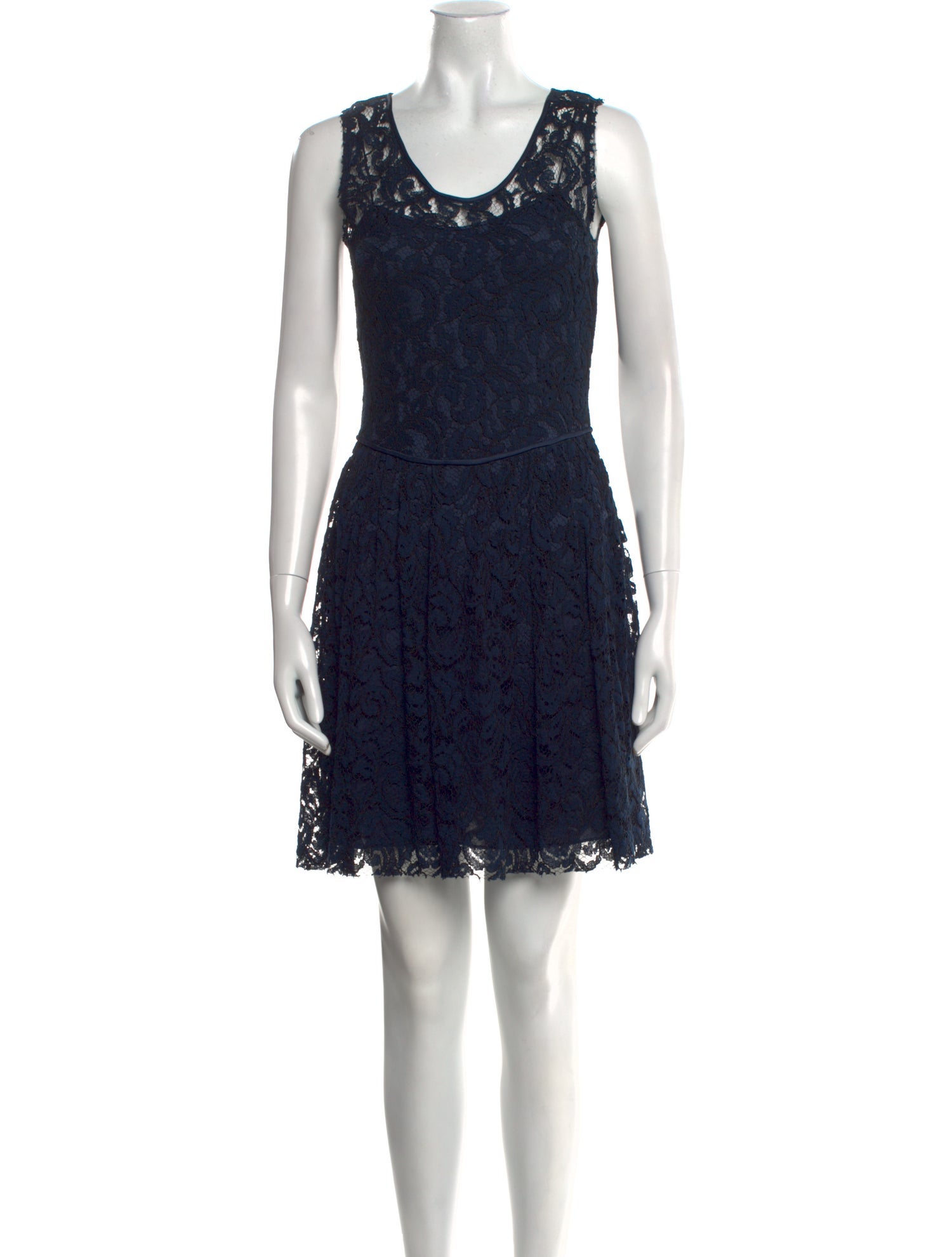 Theory Scoop Neck Mini Dress