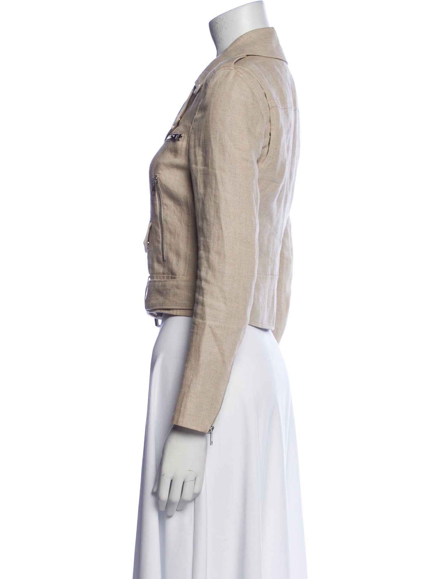 Theory Linen Biker Jacket