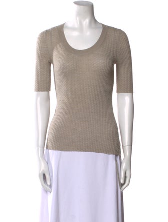 Theory Wool Scoop Neck Sweater