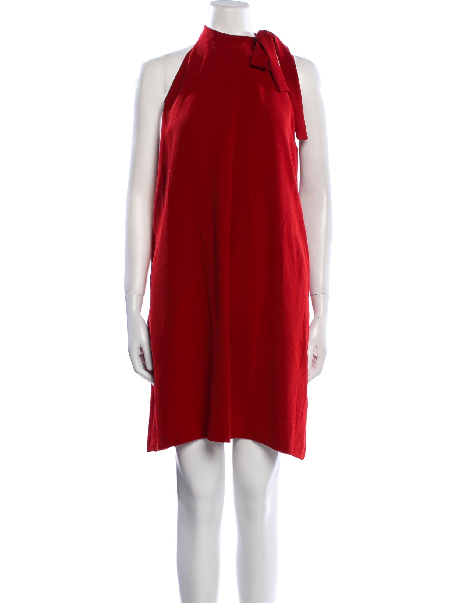 Theory Mock Neck Knee-Length Dress