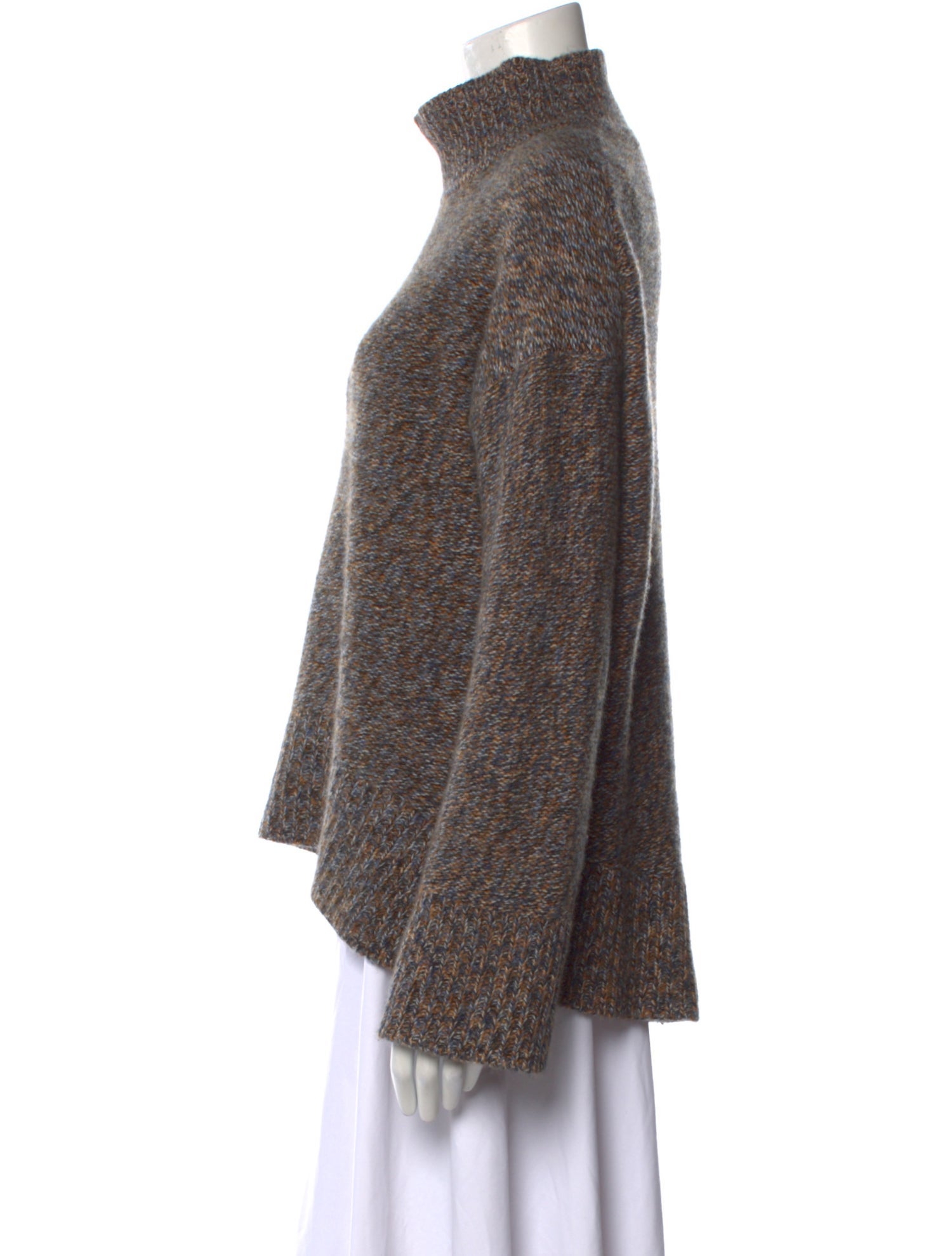 Theory Cashmere Mock Neck Sweater