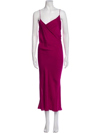 Theory Silk Long Dress