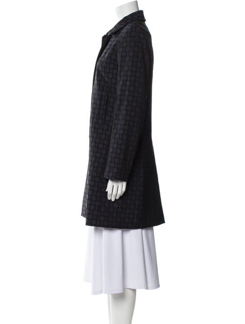 Theory Nylon Tweed Pattern Coat