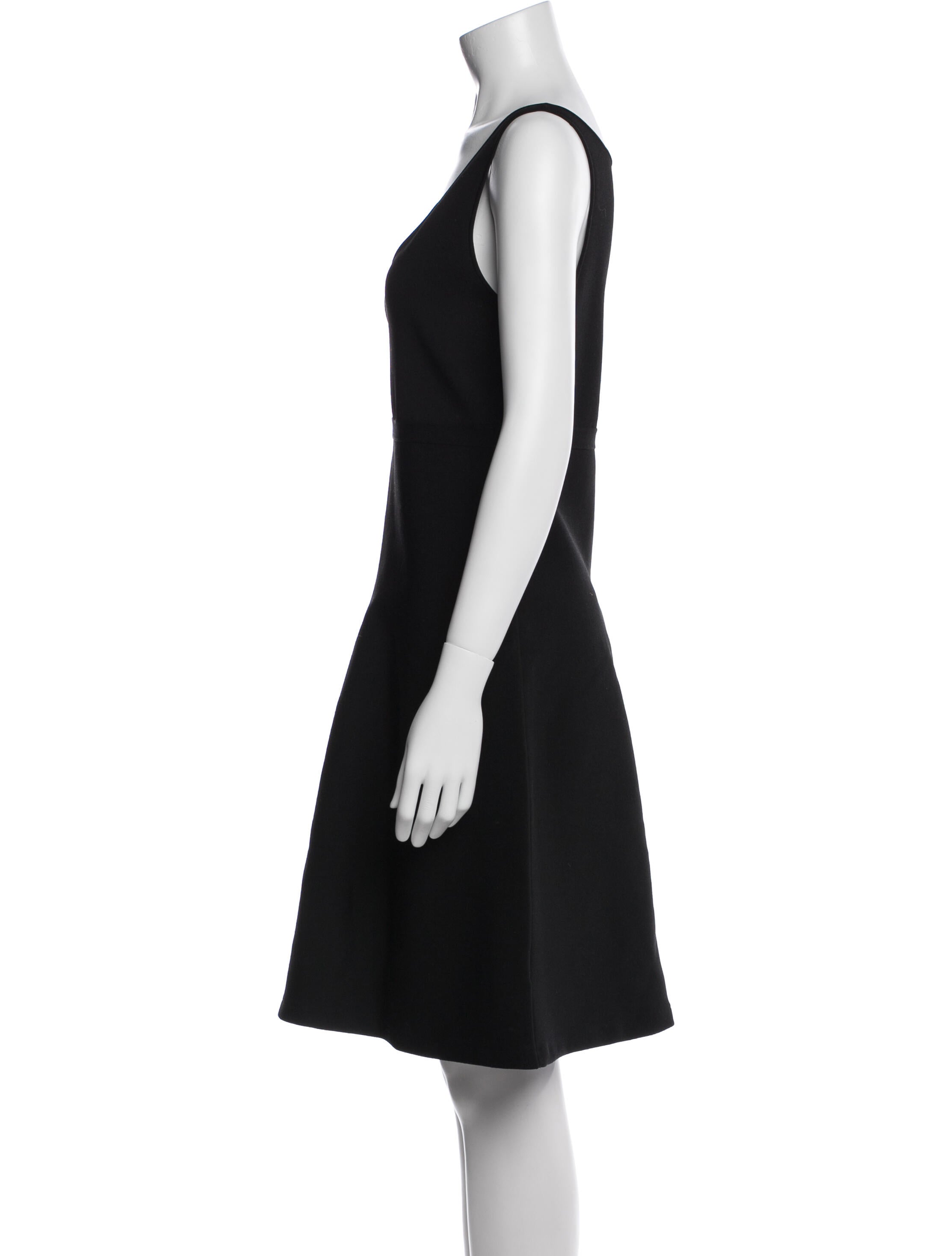 Theory V-Neck Mini Dress