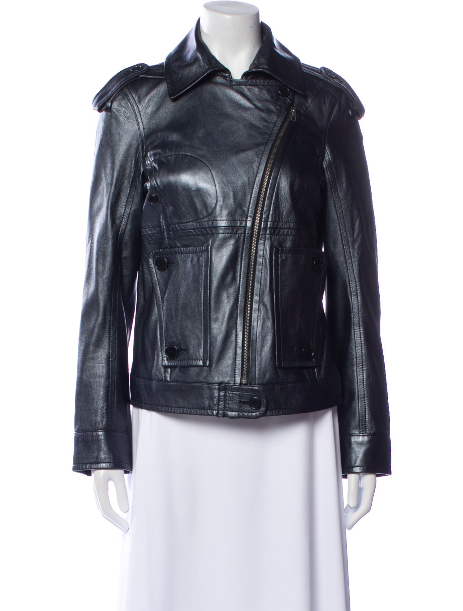 Theory Leather Biker Jacket