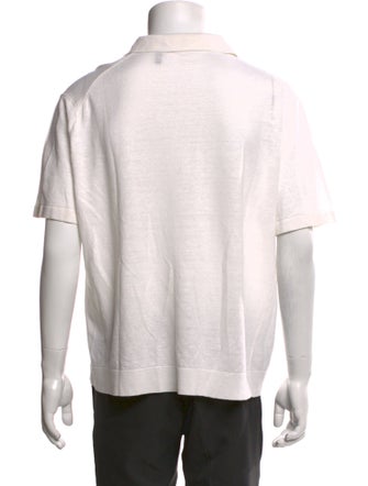 Theory Linen Mock Neck Pullover